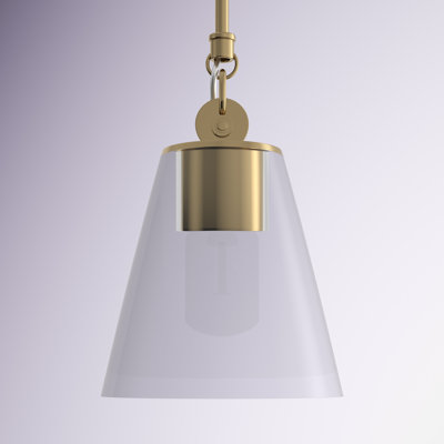 Luminaire suspendu conique à 1 lumière Gertie