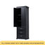 Grande armoire de rangement avec trois tiroirs pour salle de bain / bureau, noir-1004688637