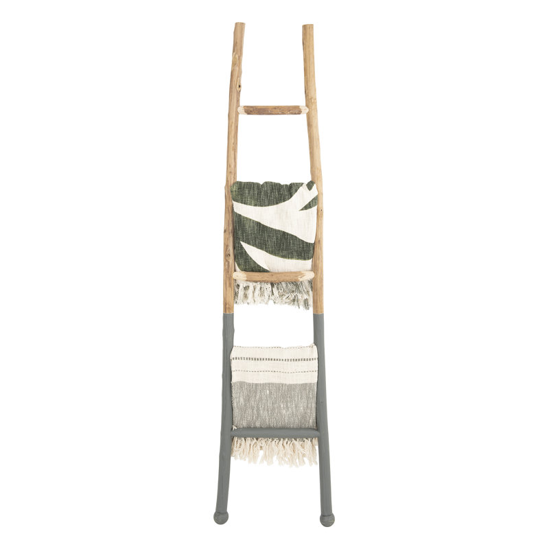 Blanket Ladder, Grey & Natural