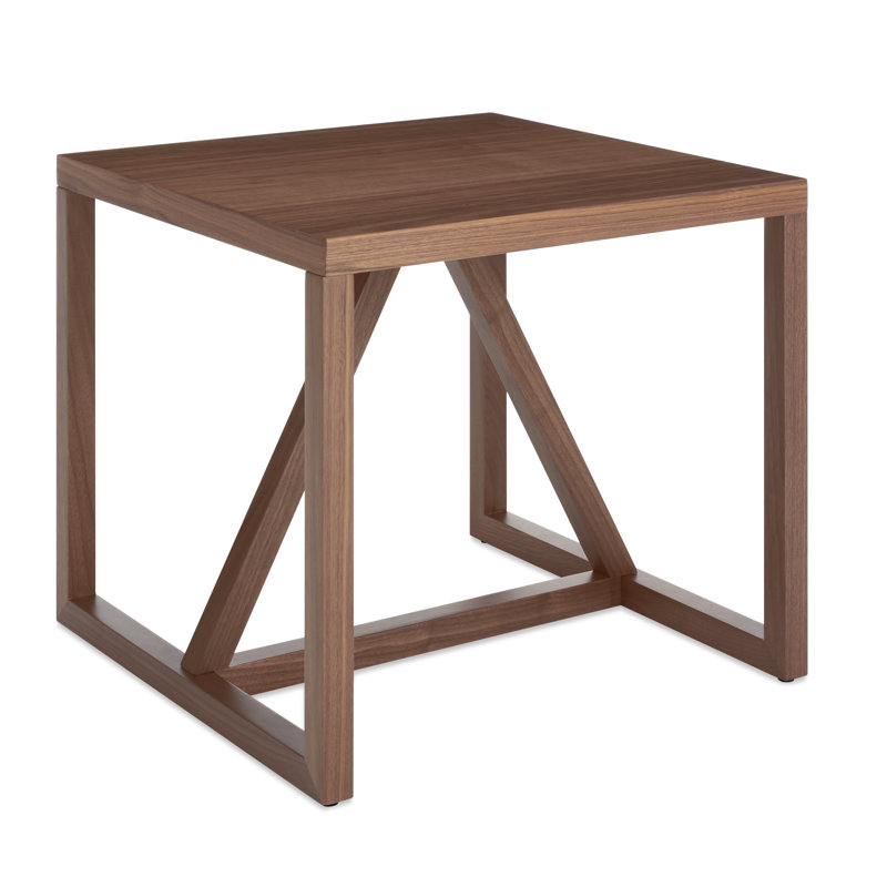 Strut End Table, Walnut