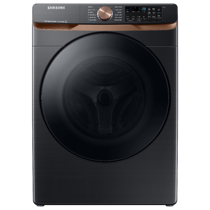 Samsung Front Load Washer, Brushed Black