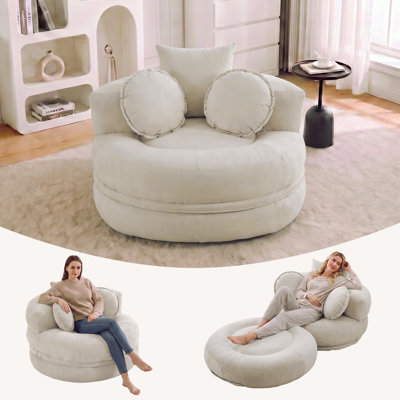 42" Low-Profile Floor Hugge Compression Chair
