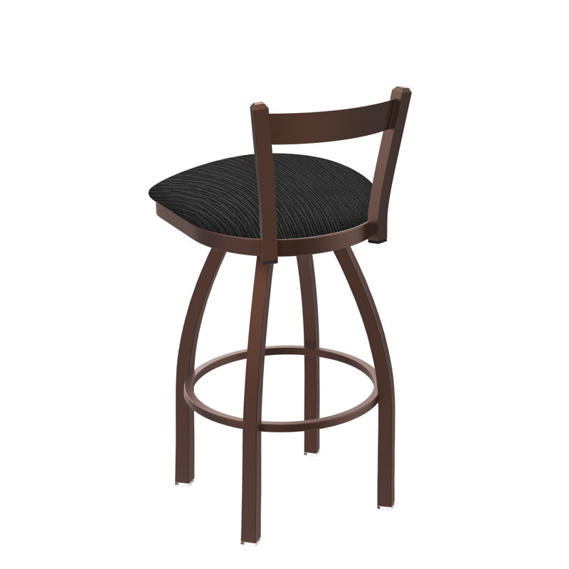 Tabouret de bar 821 Catalina, Charbon graphique, Bronze, Tabouret de comptoir (assise de 25 po de hauteur)
