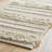Woven Texture Stripe Bath Rug Natural 20X32"-1619075783