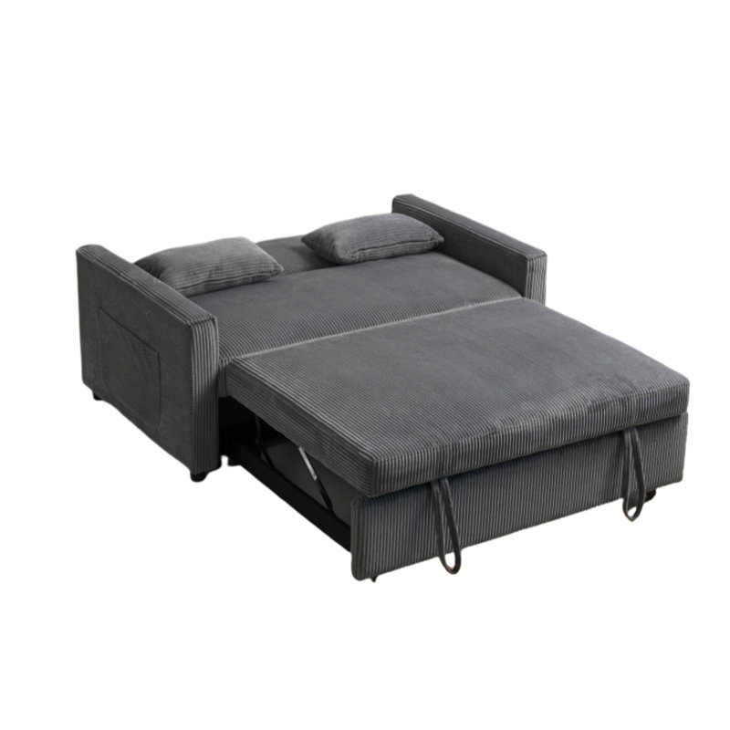 Futon Sofa Bed, Gray 1