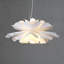 Luminaire suspendu 1 lumière fleur blanche-1567379638