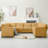 8-Piece Upholstered U Shaped Corduroy Sectional-911819765
