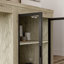 Armoire rustique à deux portes en métal
