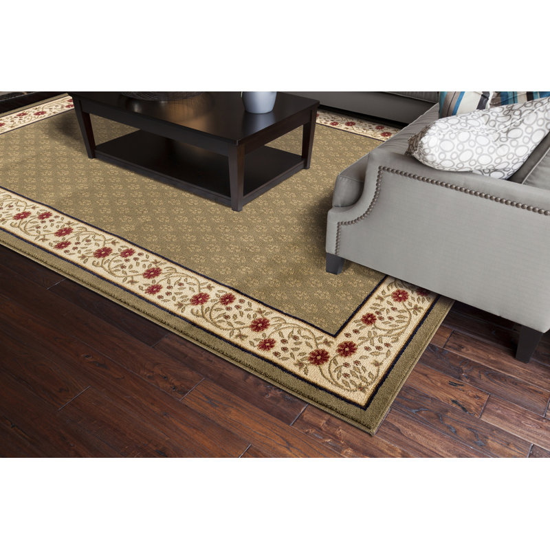 Edmont Floral Indoor Rug, Rectangle 5'3" x 7'7"