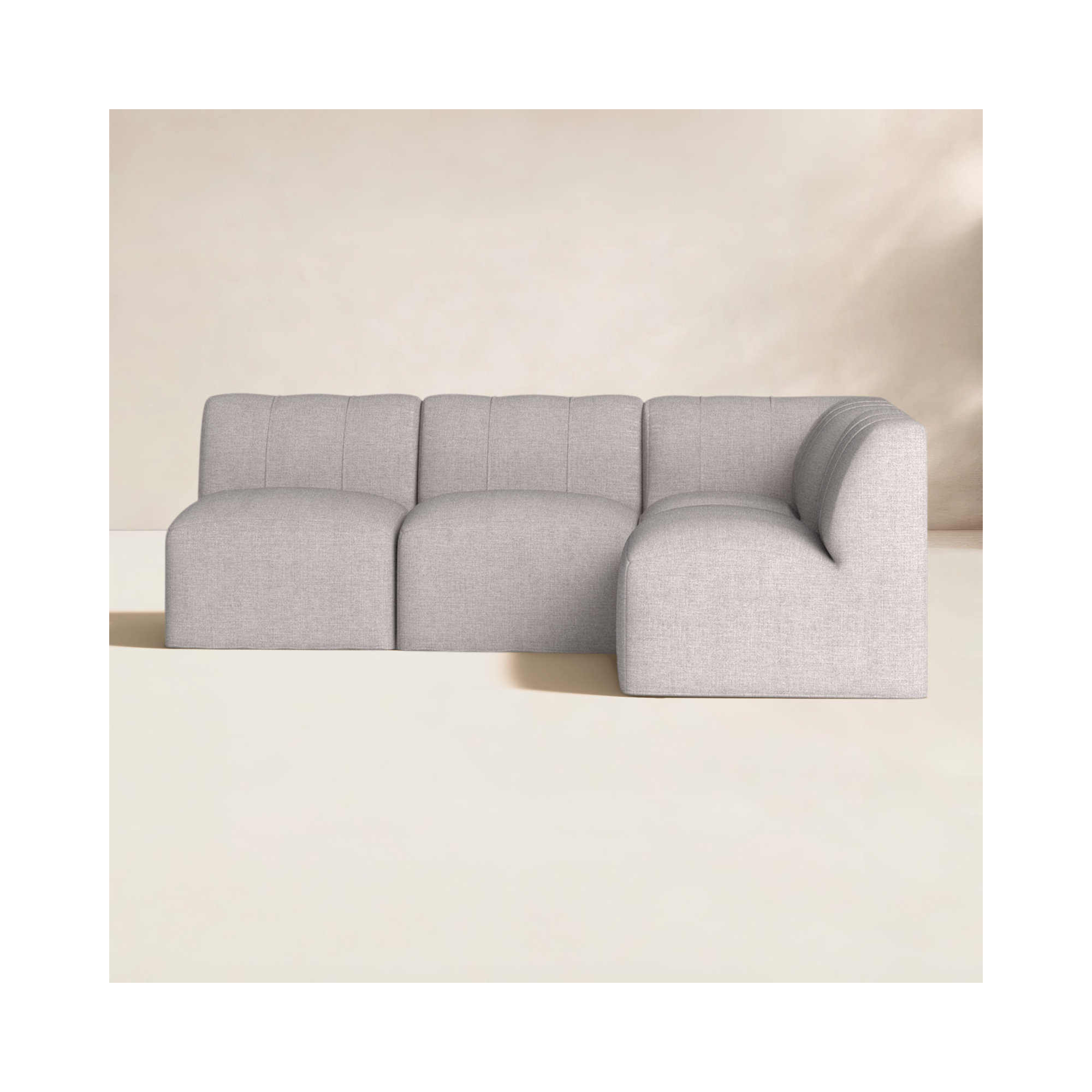Praia 96" Sunbrella Outdoor Sofa, Cast Silver Sunbrella®