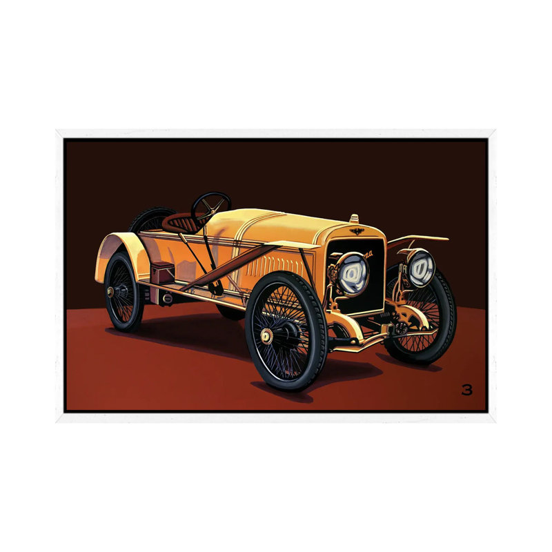 Hispano Suiza T15 Alfonso XIII 1912 1 Piece Floater Frame Wall Art on Canvas