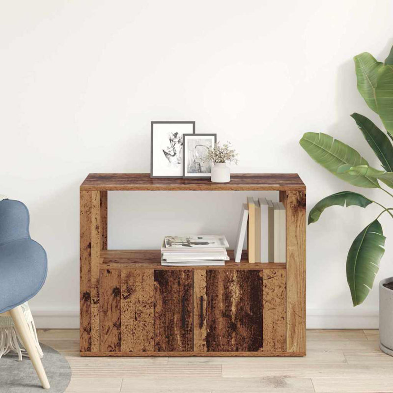 Sideboard Engineered Wood Indoor Cupboard Home Organiser, Old Wood