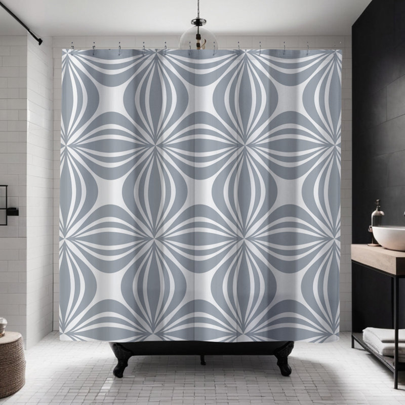 Rideau de douche Coco, Gris