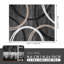 Tapis noir lavable à la machine Modern Wave Curve-1679071864