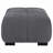 Plather Upholstered Rectangular Ottoman