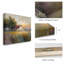 «Distant Meadowlight», art mural sur toile de paysage campagne américaine-129752686