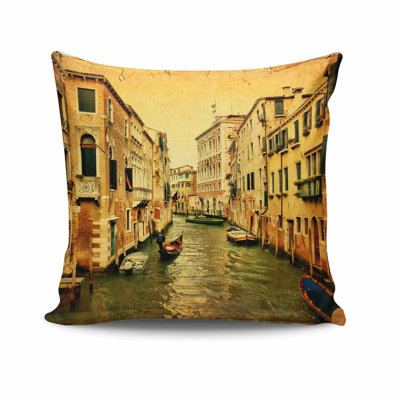 Decorative Cushion Cover, 17 x 17 Inches, 50% Cotton / 50% Polyester | Machine Washable at 104°F, Ironable, Concealed Zip Closure | Perfect for Living Room, Bedroom, and Stylish Home Décor