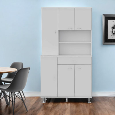 67" Pantry Cabinet with Five Storage Shelves by Latitude Run
