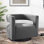 Fauteuil pivotant en velours Modway Spin Cutaway Performance