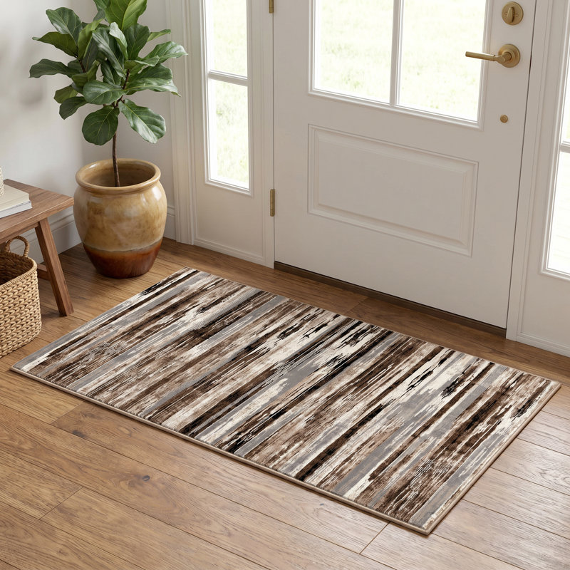 Barrville Abstract Indoor Rug, Rectangle 2'3" x 3'