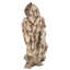 Statue aigle en bois flotté sur souche