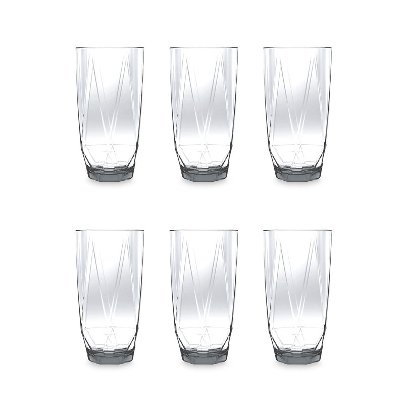 650.62ml Acrylic Drinking Glass Set