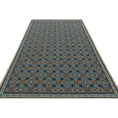 One-of-a-Kind 6’3”x10’ 1950s Wool Area Rug