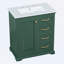 Meuble-lavabo avec lavabo et trois tiroirs-108295399