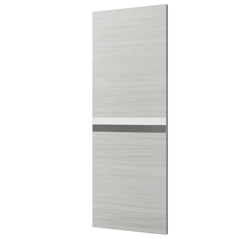 Ensemble de porte coulissante en mélamine compacte, 84 po x 28 po
