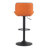 Brinitta Modern Swivel Adjustable Height Bar Stools Faux Leather Padded Counter Stools-344278943