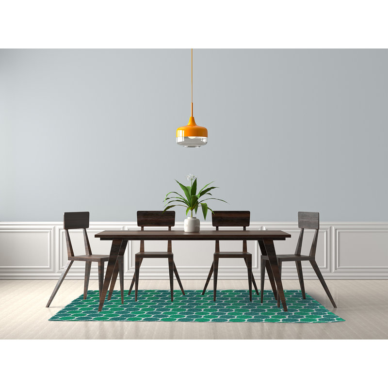 Chenille Geometric Indoor Rug, Rectangle 5' x 7'