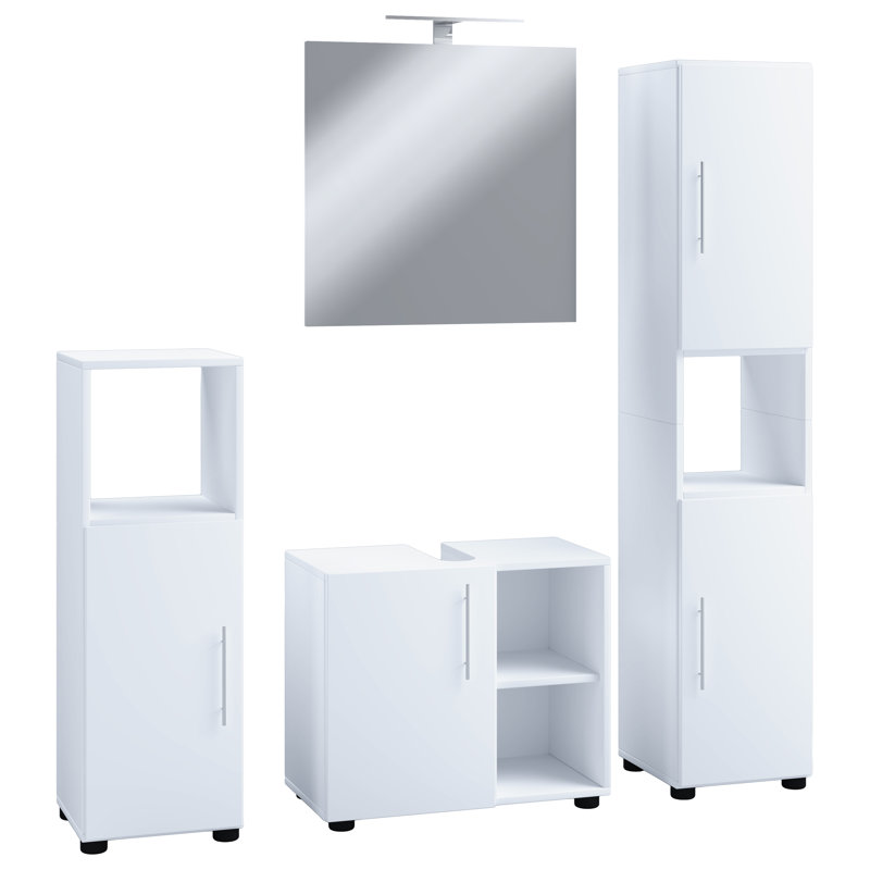 Rakelle Bathroom Furniture Suite, White