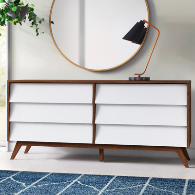 Commode double 6 tiroirs Kasandra