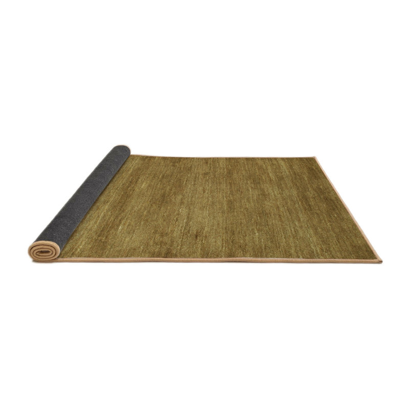 Tapis brun contemporain, Rond 3 pi