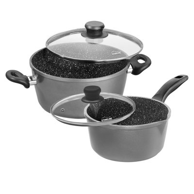 4 - Piece Non-Stick Aluminum Cookware Set