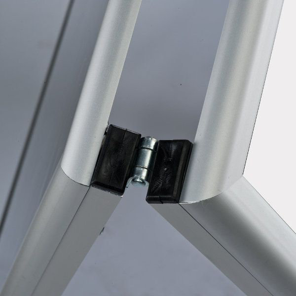 Black Aluminum Freestanding Double-Sided A-Frame Sidewalk Sign