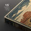 Southwest Desert Buffalo and Sun Landscape-132225681-132225680