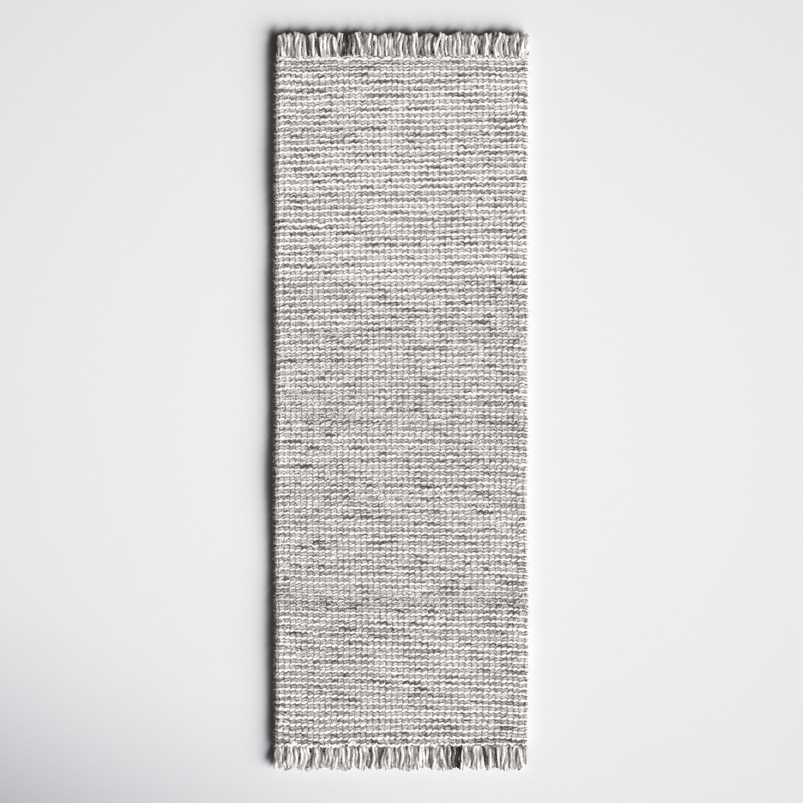 Kava Grey Black Rug, Runner 2'3" x 8'