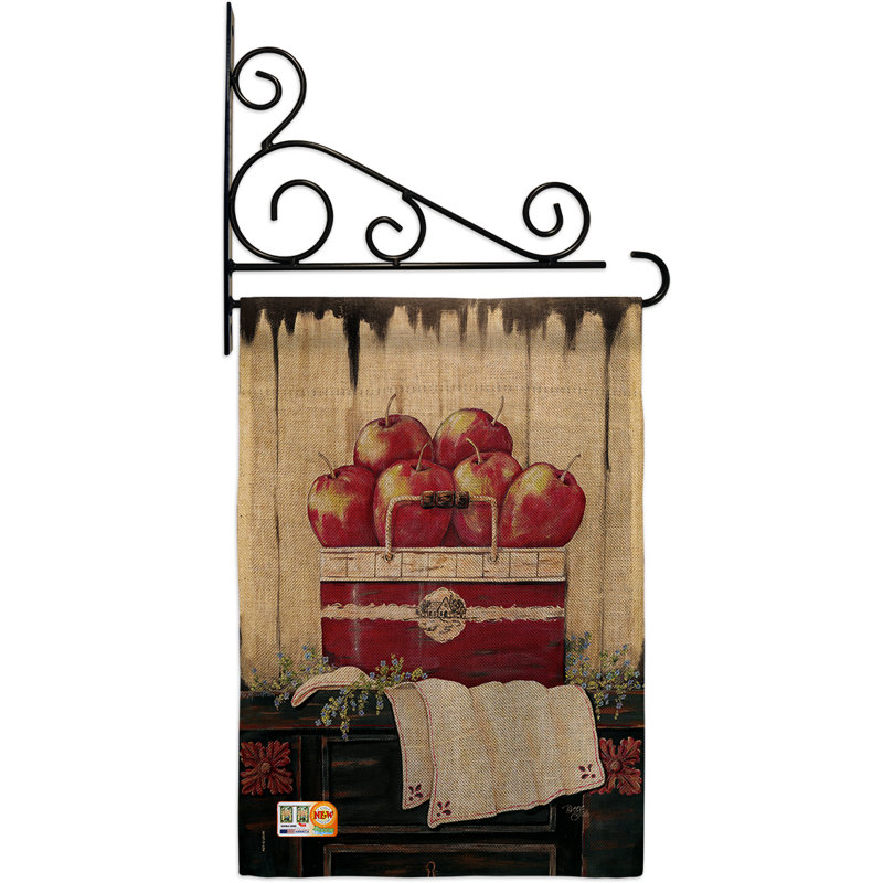 Double Sided 18.5 in. H x 13 in. W Polyester Garden flag