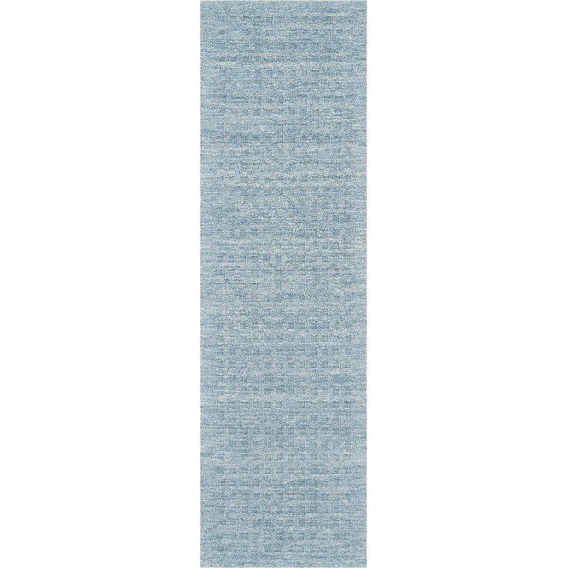 Frankston Wool Checkered Indoor Rug, Runner 2'3 x 8'