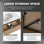 36" Floating Bathroom Vanity with Ceramic Sink & Soft-Close Drawer-710699398