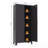 71" Metal Storage Cabinet With Adjustable Shelves - 2 Shapely Doors-966295561