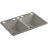 Deerfield 33" L x 22" W Double Basin Drop-In Kitchen Sink with Accessories-19195777-13237461