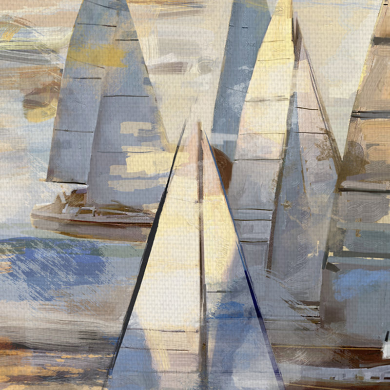 Voile au crépuscule - impression sur toile tendue