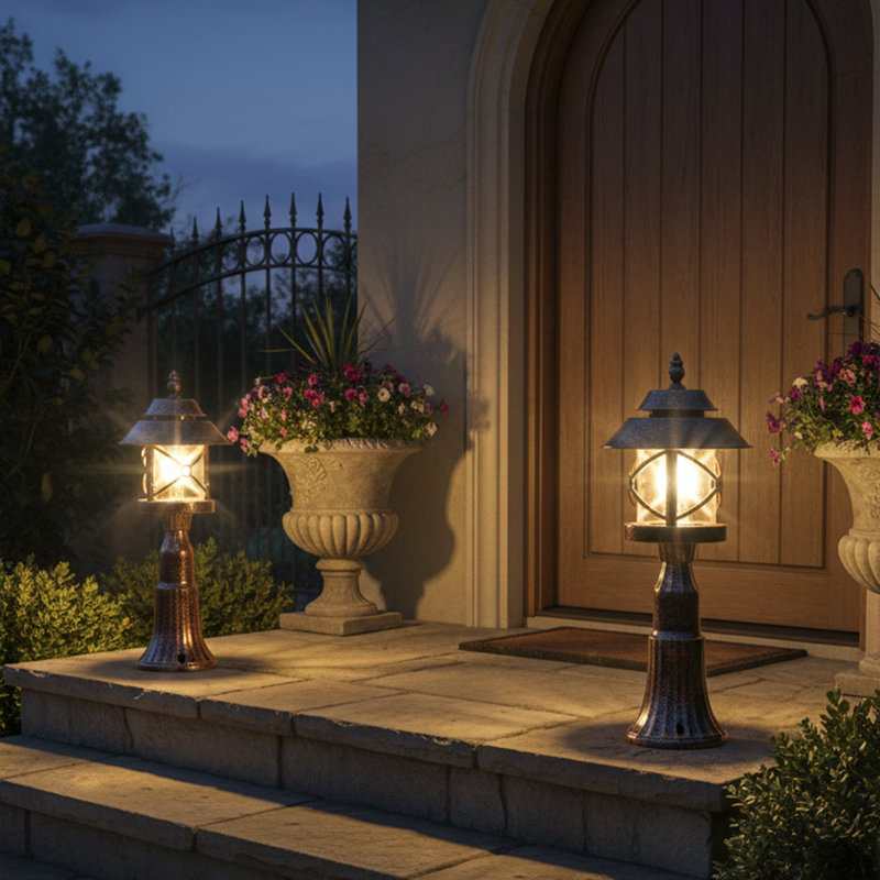 Aurelius 23" Traditional Outdoor Post Lantern