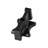 600PCS Hidden Deck Fasteners for Composite Decking Universal T Clips Black