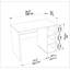 Polina 100Cm W Computer Desk with Open Storage-352693551