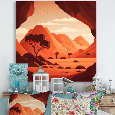 " Single Tree In Terra Cotta Mountains VI "