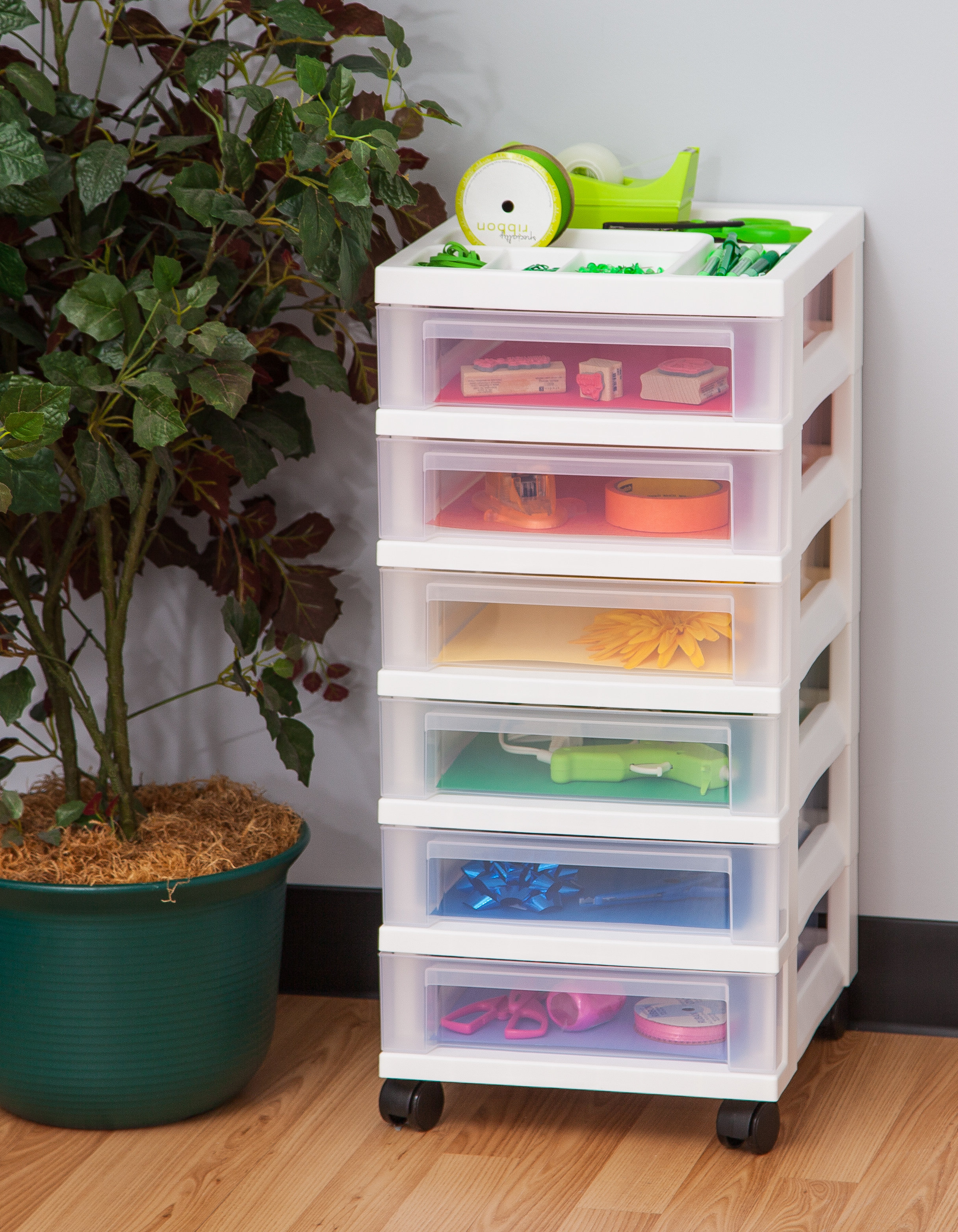 IRIS 6 Drawer Storage Drawer & Reviews | Wayfair