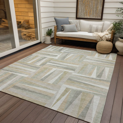 Tapis ivoire intérieur / extérieur Azura 